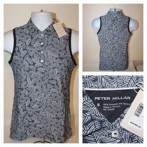 NWT $85 Peter Millar Tank Polo Shirt Sleeveless Golf Top Shirt Womens Size Small